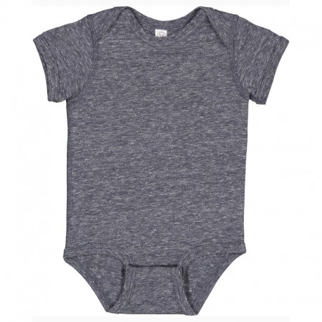 Rabbit Skins 4491 Infant Harborside Melange Jersey Bodysuit