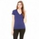 Bella + Canvas 8435 Ladies Triblend Short-Sleeve Deep V-Neck T-Shirt