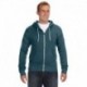 J America JA8872 Adult Triblend Full-Zip Fleece Hooded Sweatshirt