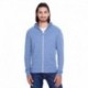 Threadfast Apparel 302Z Unisex Triblend Full-Zip Light Hoodie