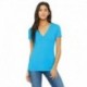 Bella + Canvas B6035 Ladies Jersey Short-Sleeve Deep V-Neck T-Shirt