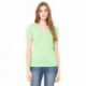 Bella + Canvas B6035 Ladies Jersey Short-Sleeve Deep V-Neck T-Shirt