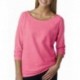 Next Level Apparel 6951 Ladies French Terry 3/4-Sleeve Raglan