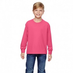 Fruit of the Loom 4930B Youth 5 oz. HD Cotton Long-Sleeve T-Shirt