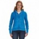 J America JA8913 Ladies Zen Full-Zip Fleece Hooded Sweatshirt