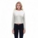 StarTee ST1170 Ladies Long-Sleeve Crop Boyfriend T-Shirt