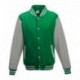 Just Hoods By AWDis JHA043 Men's 80/20 Heavyweight Letterman Jacket