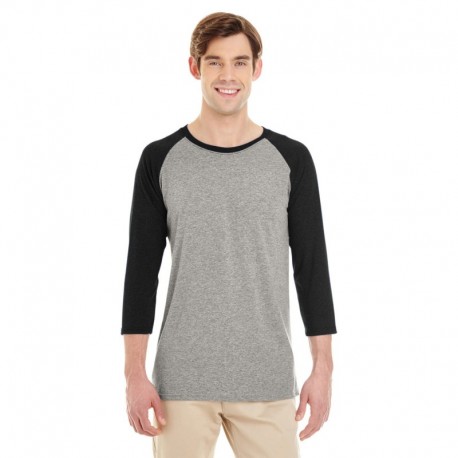 Jerzees 601RR Adult TRI-BLEND Baseball Raglan