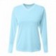 A4 NW3425 Ladies Long-Sleeve Sprint V-Neck T-Shirt