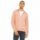 Bella + Canvas 3739 Unisex Sponge Fleece Full-Zip Hooded Sweatshirt