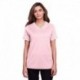 Devon & Jones DG20CW CrownLux Performance Ladies Plaited Tipped V-Neck Top