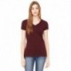 Bella + Canvas B6005 Ladies Jersey Short-Sleeve V-Neck T-Shirt