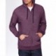 Next Level Apparel 9600 Adult Pacifica Denim Fleece Full-Zip Hooded Sweatshirt