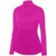 Augusta Sportswear 2909 Ladies Shadow Tonal Heather Quarter-Zip Pullover