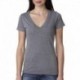 Next Level Apparel 6740 Ladies Triblend Deep V