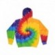 Tie-Dye CD877 Adult Tie-Dyed Pullover Hooded Sweatshirt