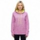 J America JA8616 Ladies Cosmic Contrast Fleece Hooded Sweatshirt