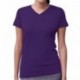 LAT 3507 Ladies V-Neck Fine Jersey T-Shirt