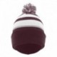 Pacific Headwear 641K Knit Fold-Over Pom-Pom Beanie