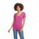 Next Level Apparel 6640 Ladies CVC Deep V-Neck T-Shirt