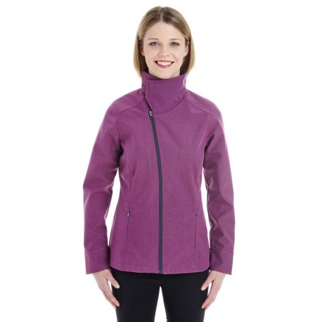 North End NE705W Ladies Edge Soft Shell Jacket with Convertible Collar