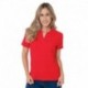 Bayside BA1050 Junior's 6.2 oz., 100% Cotton V-Neck Polo