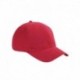 Big Accessories BX002 6-Panel Brushed Twill Structured Cap