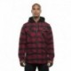 Burnside B8620 Men's Hooded Flannel Jacket