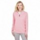 Devon & Jones DG480W CrownLux Performance Ladies Clubhouse Micro-Stripe Quarter-Zip