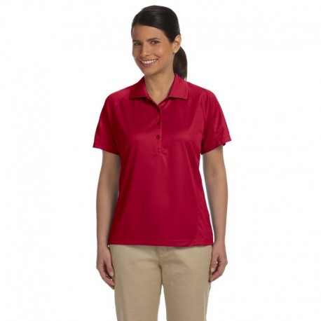 Harriton M374W Ladies 3.8 oz. Polytech Mesh Insert Polo