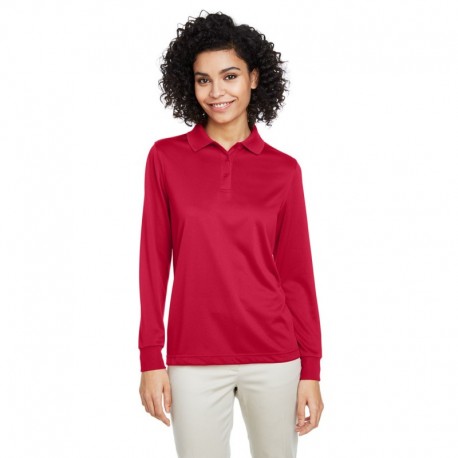 Harriton M348LW Ladies Advantage Snag Protection Plus IL Long Sleeve Polo