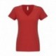 Next Level Apparel N6480 Ladies Sueded V-Neck T-Shirt