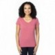 Threadfast Apparel 200RV Ladies Ultimate CVC V-Neck T-Shirt