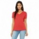 Bella + Canvas 6415 Ladies Relaxed Triblend V-Neck T-Shirt