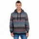 Burnside B8603 Men's Printed Stripe Marl Pullover