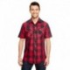 Burnside B9203 Mens Buffalo Plaid Woven Shirt