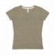 LAT 3591 Ladies V-Neck Harborside Melange Jersey T-Shirt