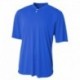 A4 N3143 Adult Tek 2-Button Henley Jersey