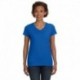 LAT 3507 Ladies V-Neck Fine Jersey T-Shirt