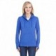 J America JA8431 Ladies Omega Stretch Snap-Placket Hooded Sweatshirt