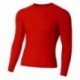 A4 N3133 Adult Polyester Spandex Long Sleeve Compression T-Shirt