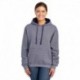 Fruit of the Loom SF77R Adult Sofspun Striped Hooded Sweatshirt