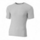 A4 N3130 Adult Polyester Spandex Short Sleeve Compression T-Shirt