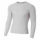 A4 N3133 Adult Polyester Spandex Long Sleeve Compression T-Shirt