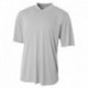 A4 N3143 Adult Tek 2-Button Henley Jersey