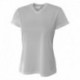 A4 NW3254 Ladies Birds-Eye Mesh V-Neck T-Shirt