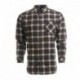 Burnside B8212 Woven Plaid Flannel With Biased Pocket