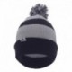 Pacific Headwear 641K Knit Fold-Over Pom-Pom Beanie