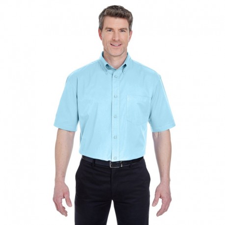 UltraClub 8977 Adult Short-Sleeve Whisper Twill