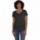 Hanes 42VT Ladies Perfect-T Triblend V-Neck T-shirt